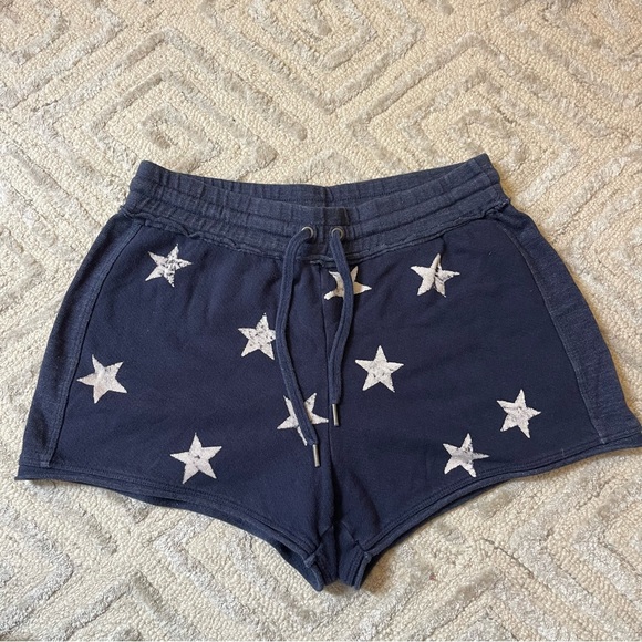 Splendid Pants - Splendid Navy Blue Star Print Lounge Shorts size small